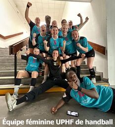 Equipe fem UPHF handball 2023