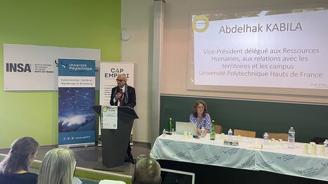 Prise de parole du Vice-Président UPHF Abdelhak Kabila