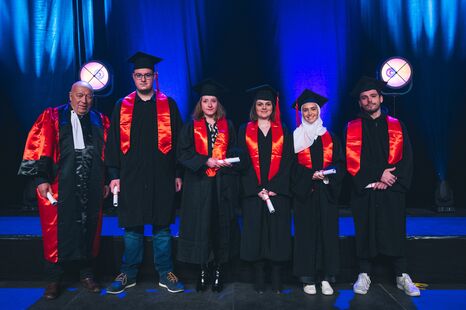 Photo de la cérémonie de remise de diplômes de l'ISH