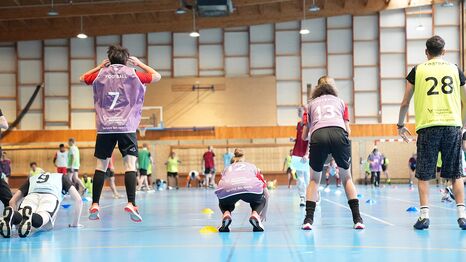 Sélection Pôle d'Excellence Sportif Universitaire - échauffement