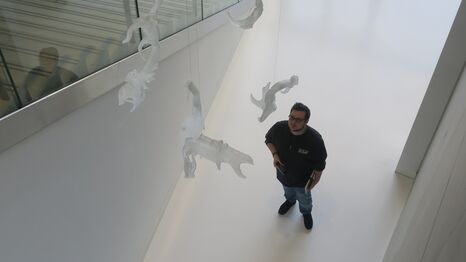 Les étudiants du master Études curatoriales au MusVerre