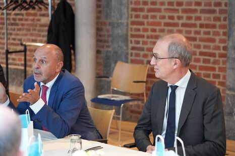 Abdelhakim Artiba, Président de l'UPHF et Armel de la Bourdonnaye, INSA Hauts-de-France