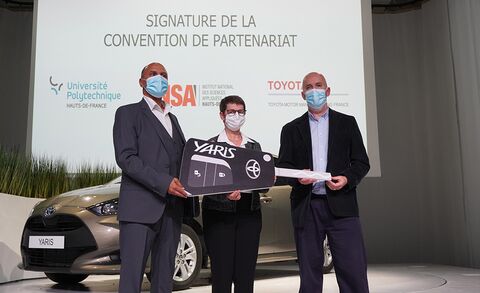 Photo Remise de la Toyota Yaris