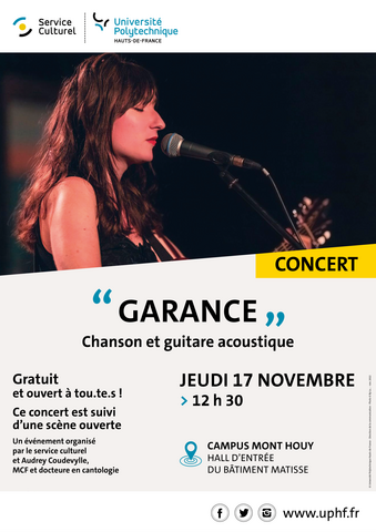 Affiche Garance