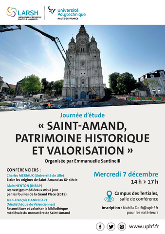 Journée d'étude "Saint-Amand, patrimoine historique et valorisation"