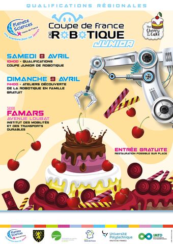Coupe de france robotique junior Avril 2023 _affiche