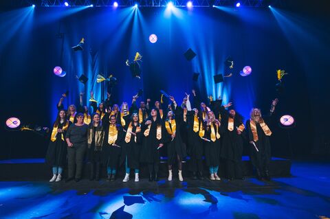 Photo de la cérémonie de remise de diplômes de l'ISH