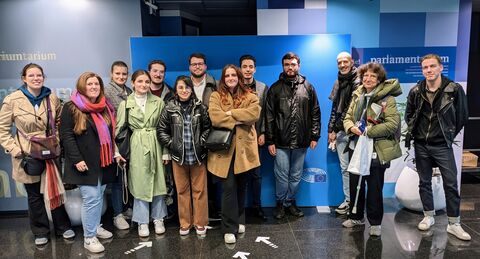 photo de groupe des étudiants de master HVCI