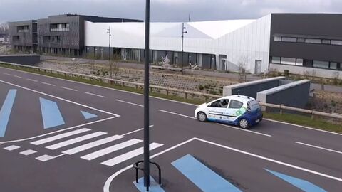 Véhicule autonome - Essais sur piste