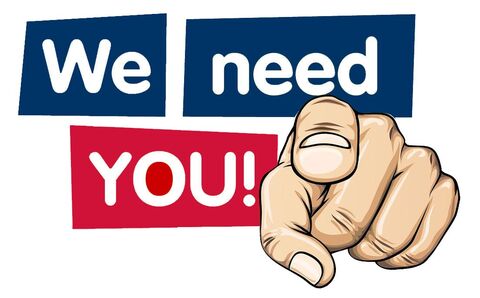 We need you