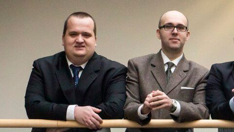 Paweł Zmuda-Trzebiatowski et Maciej Bieńczak (De gauche à droite)