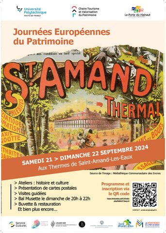 Journées Européennes du Patrimoine aux Thermes de Saint-Amand-Les-Eaux !