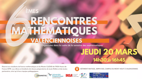 6ème rencontre mathématique valenciennoise