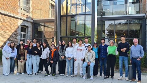 23 étudiants du programme Cultur.Ed de l’Université Polytechnique Mohammed VI (UM6P) sont venus en immersion à l’Université Polytechnique Hauts-de-France dans le cadre du projet Step up.