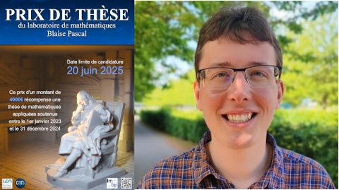 Damien Galant reçoit le prix Blaise Pascal